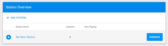 &ldquo;AzuraCast Manage Station&rdquo;